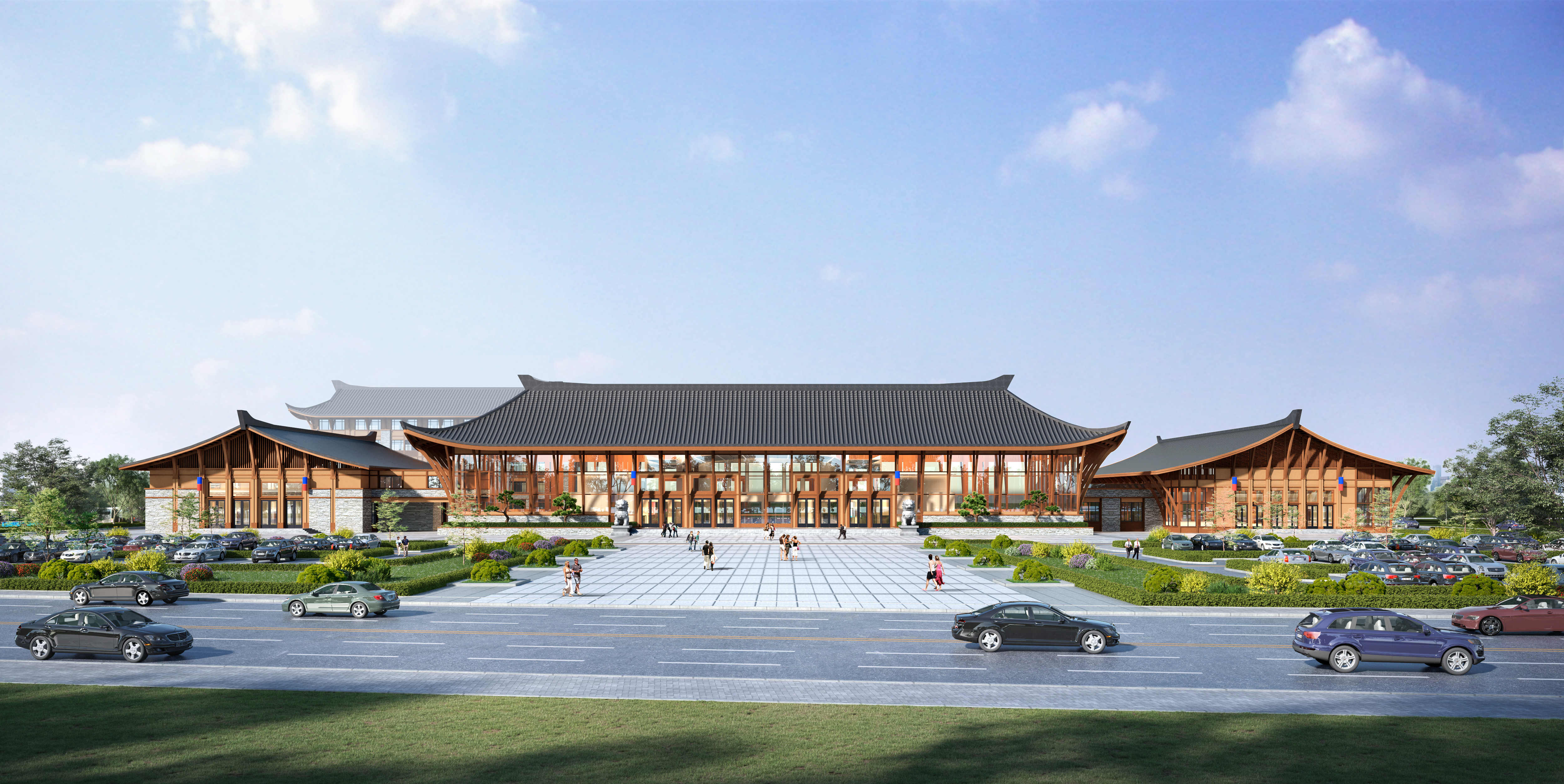 延吉安图县松江区游客集散中心